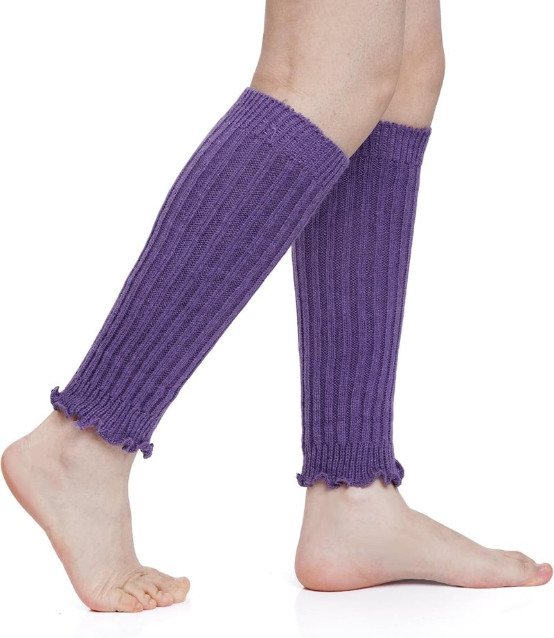Miayon Leg Warmers Fishnet Gloves Fingerless Set Knit Long Socks for Women Girls 80s 90s Party Accessories Halloween - Image 3